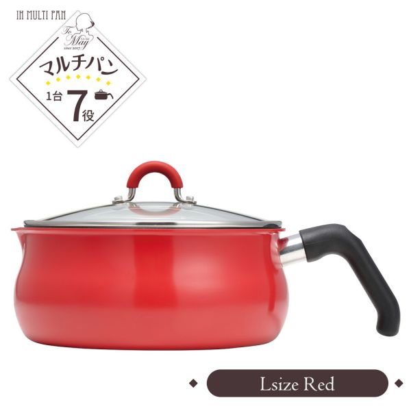 ToMay IH対応 マルチパン Lサイズ RB-2572 [レッド]