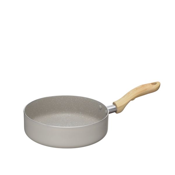 ホペア IH対応 マーブルワイドパン 20cm MB-2707 ※ガラス蓋は付属しません