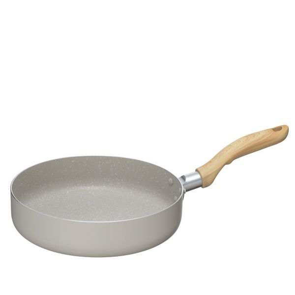 ホペア IH対応 マーブルワイドパン 24cm MB-2708 ※ガラス蓋は付属しません
