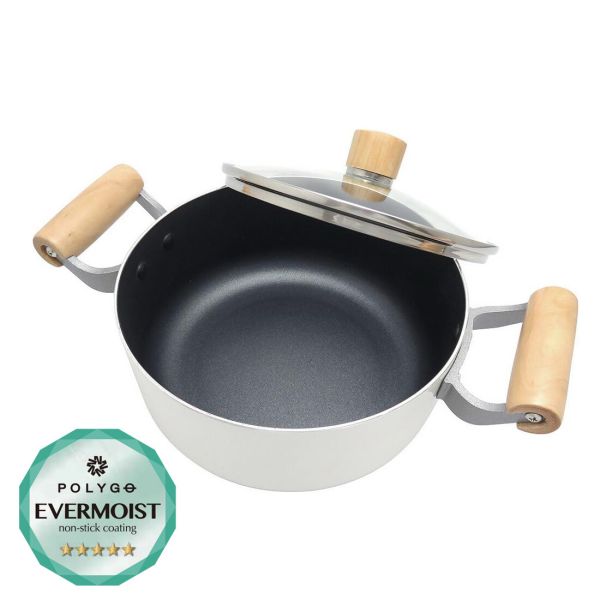 ノルディーズ IH対応 両手鍋 20cm NR-7975