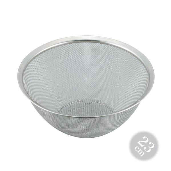 SUIグート スタッキング丸型ざる 23cm SUI-6015