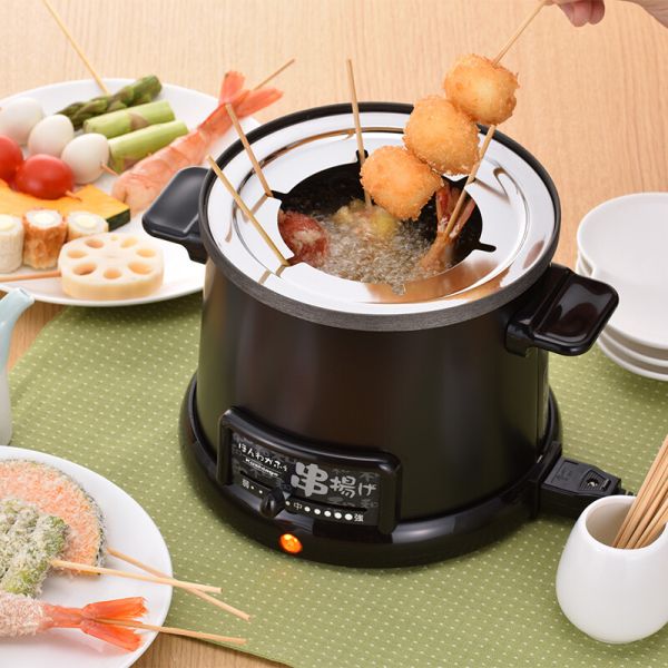 ほんわかふぇ 電気卓上串揚げ鍋 HR-8952 - 3
