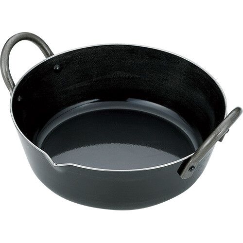 鉄なべ流 本格揚げ鍋 20cm 天ぷら [日本製]