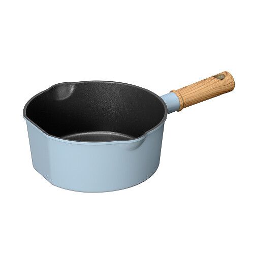 ココミッケ IH対応 スタンドパン 18cm アイスブルー RB-3549