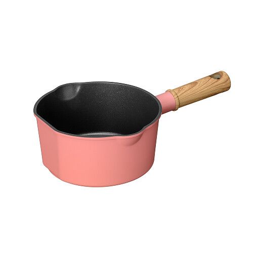 ココミッケ IH対応 スタンドパン 16cm コーラルピンク RB-3546