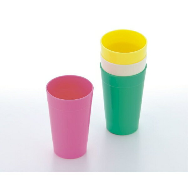 C-075(4P) プラQ食器シリーズ コップ(4P) [キャンセル・変更・返品不可]