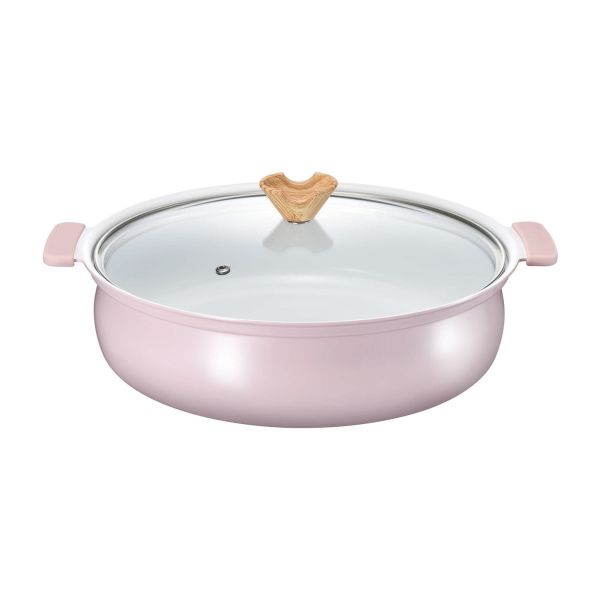 coronto-コロント- IH対応セラミックコーティング卓上鍋 28cm CT-23