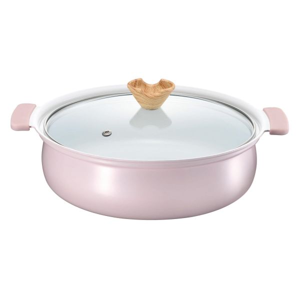 coronto-コロント- IH対応セラミックコーティング卓上鍋 24cm CT-22