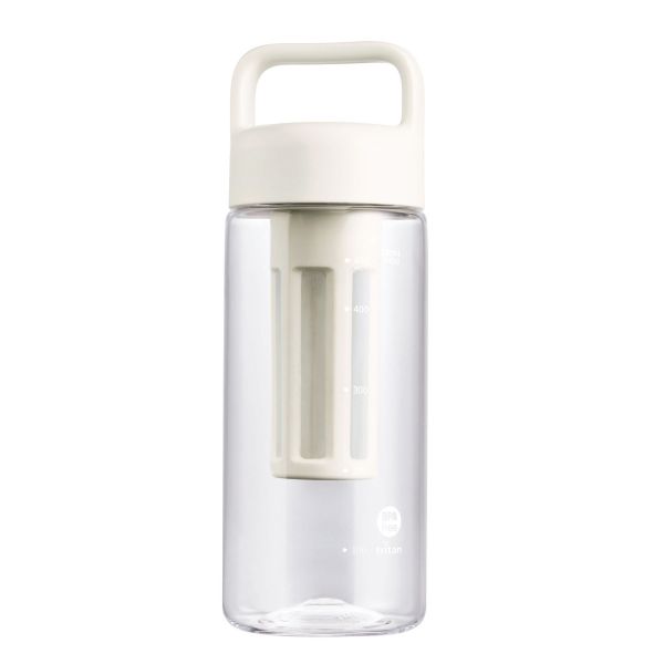 ストレーナー付ウォーターボトル 500ml WB-05W [ホワイト]