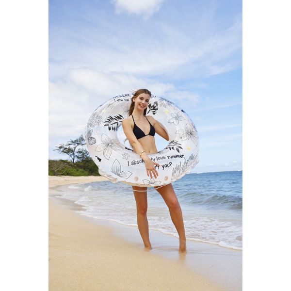 バケーションウキワ 130cm (RLD-130U) [かんたん空気栓採用浮輪][男女問わず大人が使えるサイズの浮輪] 3