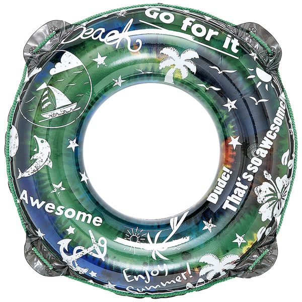 タイダイビーチウキワ 70cm (RLD-70F) [かんたん空気栓採用浮輪][お子様用浮輪]