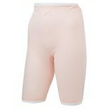 薄化粧(コラーゲン加工)5分長パンティ(ウエスト1本ゴム通し、裾レース仕様) [LL]