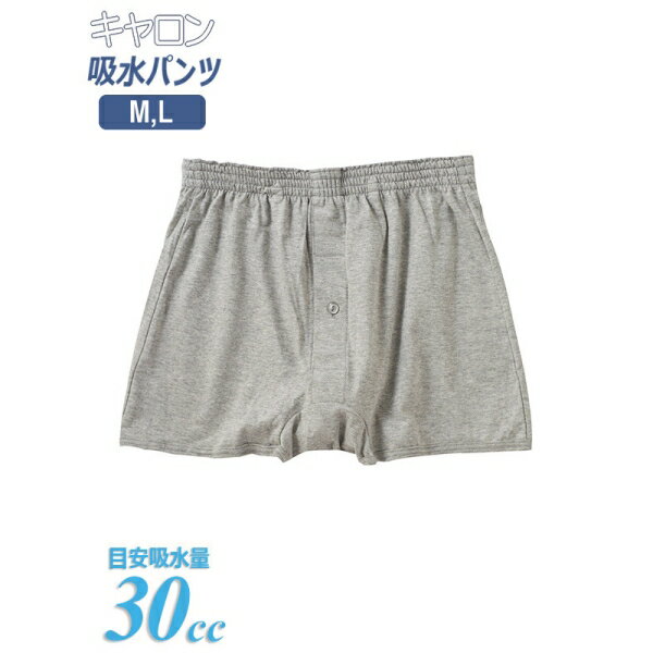 紳士 軽失禁用吸水ニットトランクス [M〜L]