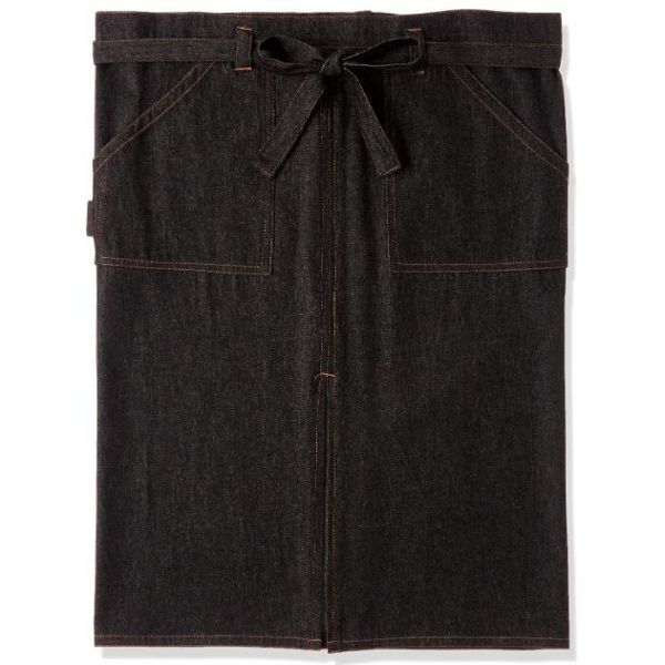 腰下ギャルソン前掛け デニムロング丈 男女兼用 [全2色]