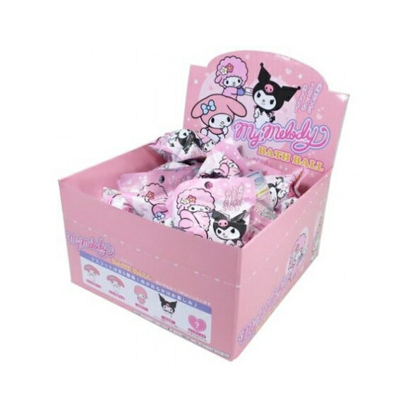 株式会社 サンタン マイメロディー バスボール4 入浴剤 1箱アソート 24個入 [キャンセル・変更・返品不可]のサムネイル