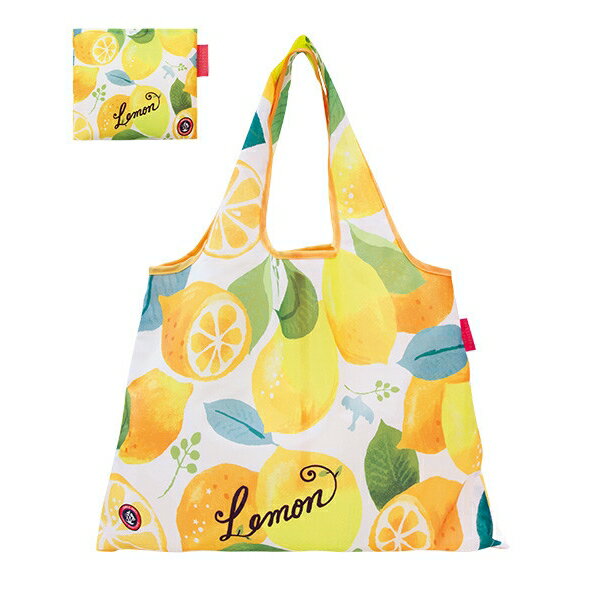 ショッピングバッグ 「Lemon」 折りたたみエコバッグ [デザイナーズジャパン] [キャンセル・変更・返品不可]