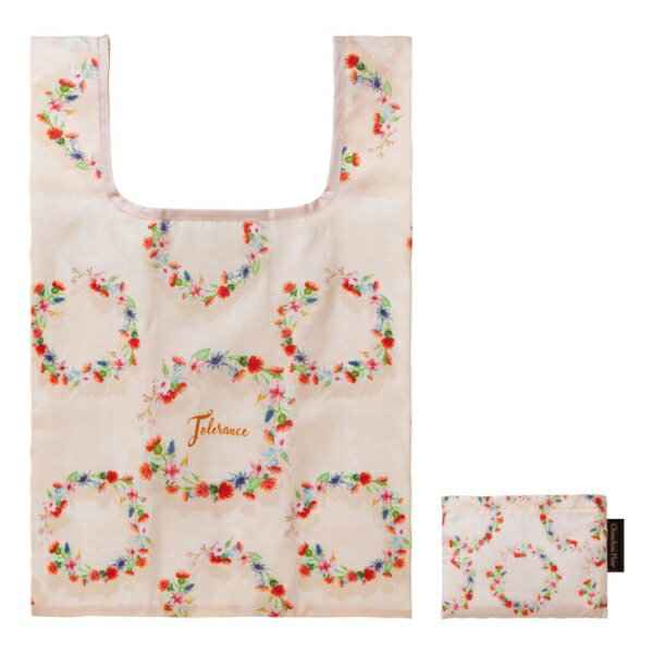 抗菌・防臭素材 コンビニ型 エコバッグ 「ベニバナ」 [シュシュフルール] [キャンセル・変更・返品不可]