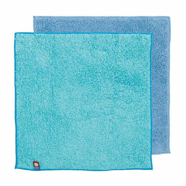 今治タオル ハンカチ リバーシブル DAILY PRAIRIE [日本製] [ミント/ブルー]