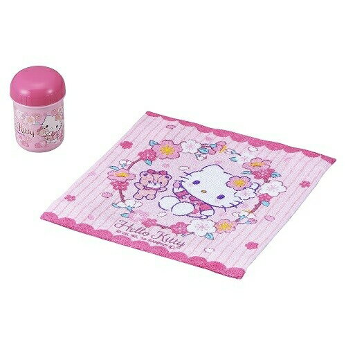 ハローキティ おしぼりセット サンリオ さくら [キャンセル・変更・返品不可]