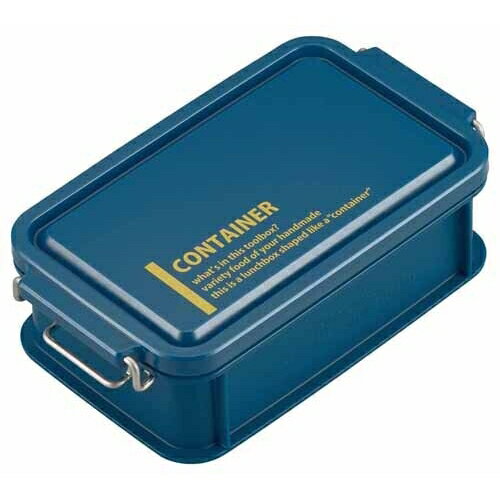 LUNCH CHIME コンテナランチボックス600mL (日本製) ブルー LCM No.3 CTN-600 BL [キャンセル・変更・..