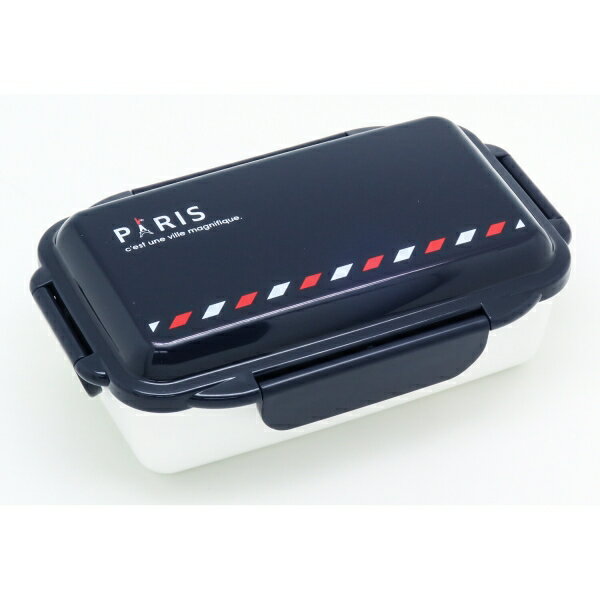 PARIS 弁当箱(仕切付) ランチボックス 抗菌(日本製) [キャンセル・変更・返品不可]