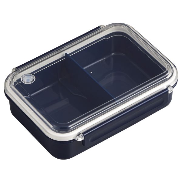 フィールイージー タイトボックス(仕切付) 650ml 日本製 ネイビー PCL-3S