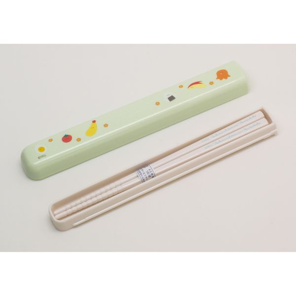 つぶらな瞳のお弁当箱 引フタ箸箱セット 箸 箸セット 抗菌 (日本製) [キャンセル・変更・返品不可]