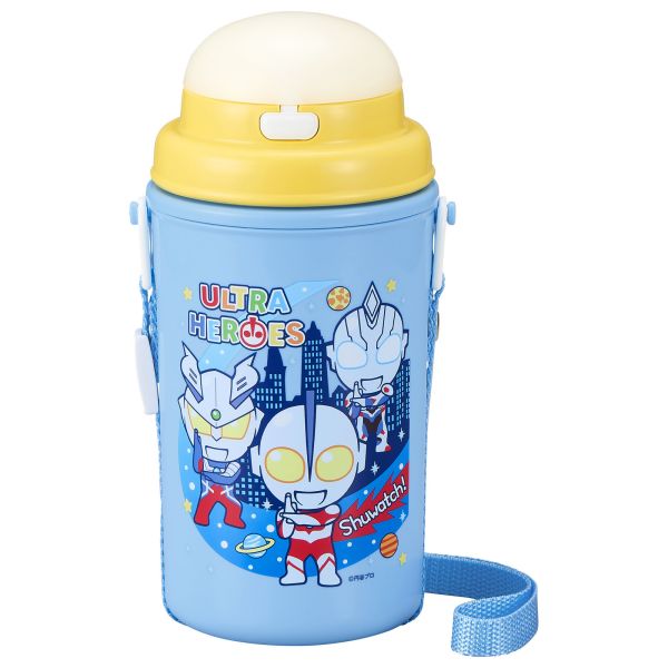 ウルトラヒーローズ ストロー付水筒(保冷タイプ) 抗菌 ウルトラマン(日本製) [キャンセル・変更・返品..