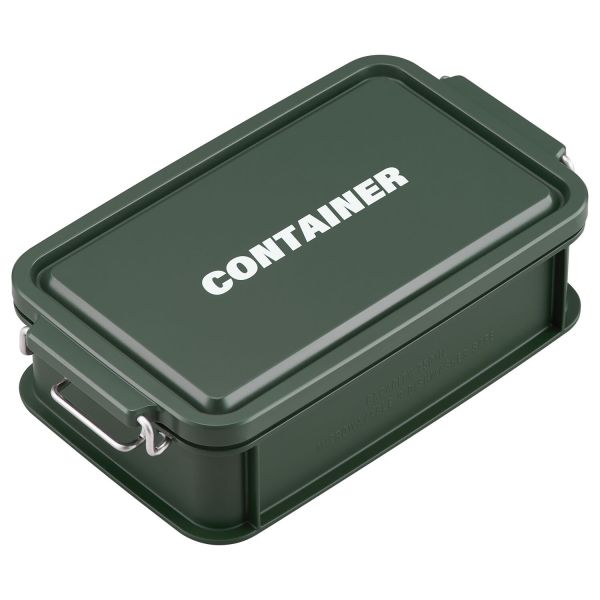 CONTAINER コンテナ 弁当箱750mL ランチボックス 抗菌 [日本製] グリーン CNT CNT-750 G