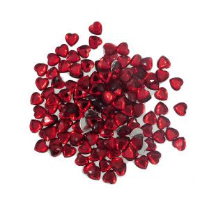 ハート ビーズ 1袋45g ハート(レッド) [キャンセル・変更・返品不可]