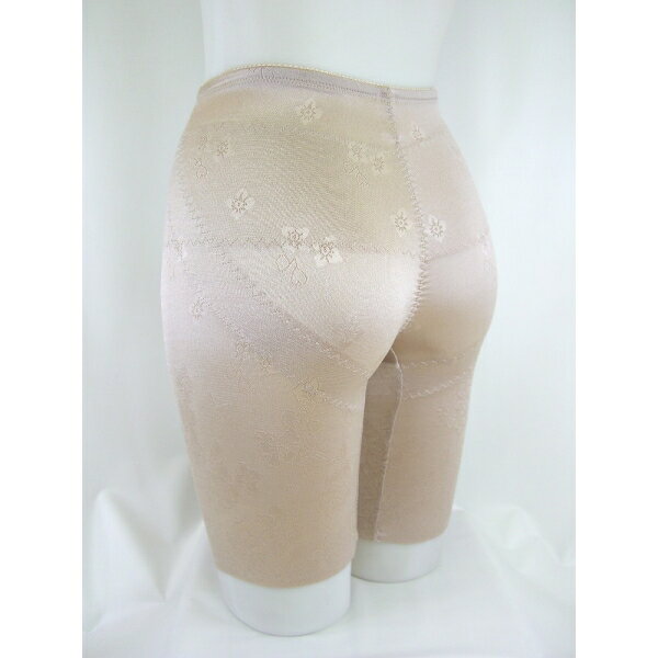 骨盤ソフト補正ガードル ヘム仕様・ジャガード・ロング (604) [全2色×Mサイズ] [キャンセル・変更・返品不可]