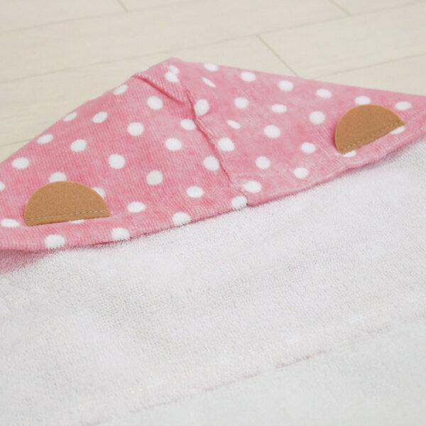 [anano cafe] AC.ベビー湯上がりタオル ブルー [キャンセル・変更・返品不可]