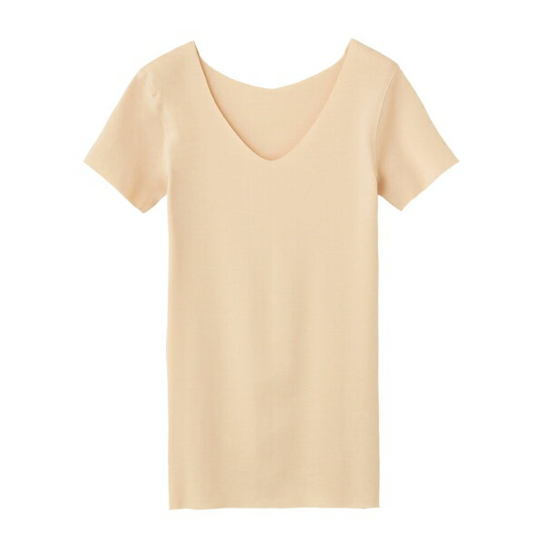 GUNZE(グンゼ) KIREILABO/完全無縫製 COOL さらさら強撚綿 2分袖インナー [全3色][M〜LL] [キャンセル..