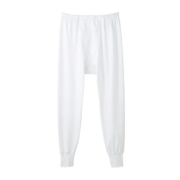 GUNZE(グンゼ) 快適工房/綿100%フライス 八分丈ズボン下(前あき) [(03)ホワイト][全3サイズ] [キャンセ..