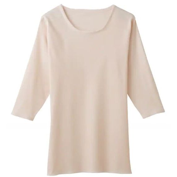 GUNZE(グンゼ) 快適工房/丸首7分袖スリーマー [全2色×3サイズ] [キャンセル・変更・返品不可]