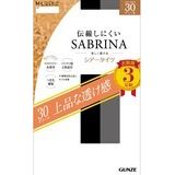 GUNZE(グンゼ) SABRINA 30デニール上品な透け感 伝線しにくいシアータイツ3足組 [全2色×2サイズ] [キャンセル・変更・返品不可](4)