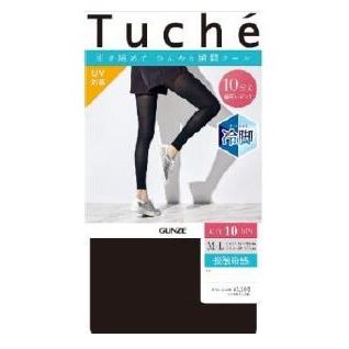 图案 - GUNZE(グンゼ) TUCHE 接触冷感レギンス 10分丈 着圧 [(026)ブラック][全2サイズ]