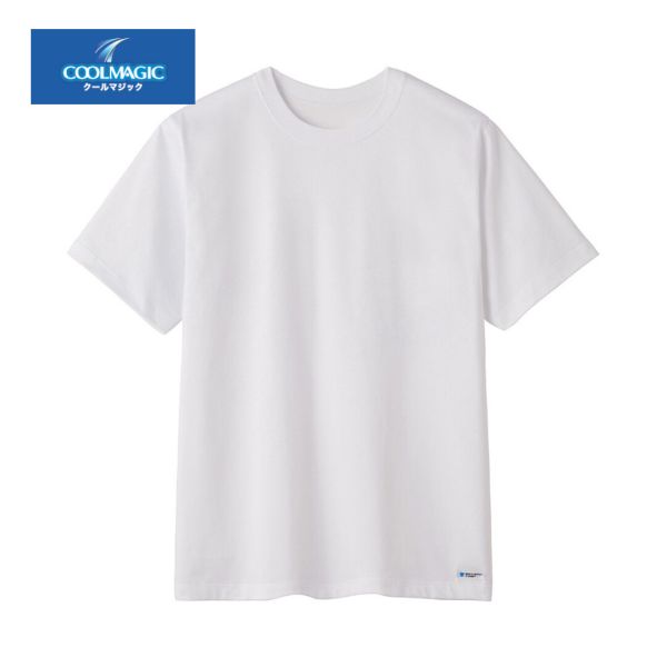 GUNZE(グンゼ) COOLMAGIC (クールマジック) 紳士 クルーネックTシャツ しわになりにくい [全4色×3サイズ] [キャンセル・変更・返品不可]