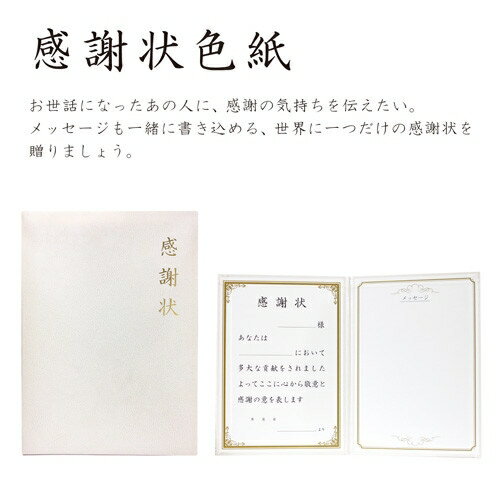 感謝状色紙
