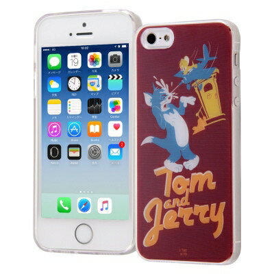 iPhone SE/5s/5 トムとジェリー TPUケース+背面パネル [キャンセル・変更・返品不可]