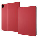 iPad Air 第7世代/第6世代/第5世代/第4世代 レザーケース スタンド機能付/レッド