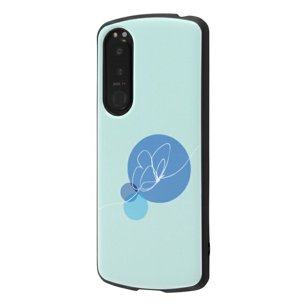 Xperia 5 III 耐衝撃ケース MiA-collection/蝶々/ライトブルー