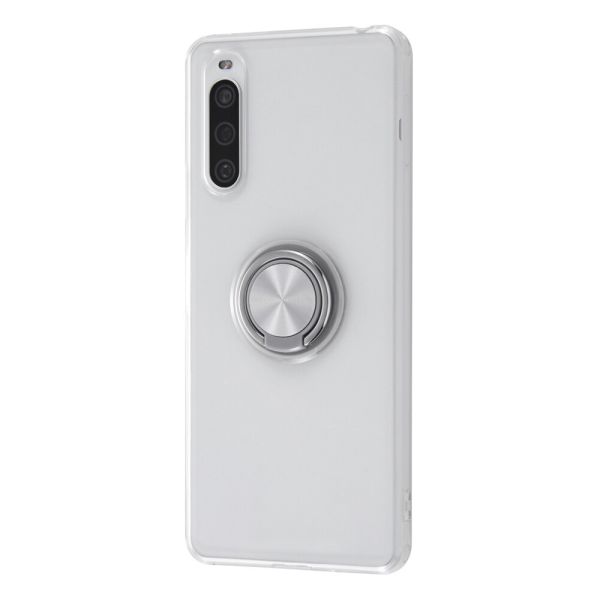 Xperia 10 IV TPUソフトケース リング付/シル
