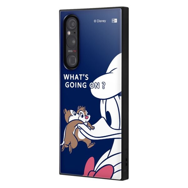 Xperia 1 V / [디즈니 캐릭터] / 내충격 하이브리드 케이스 KAKU / 칩 & 데일과 도널드