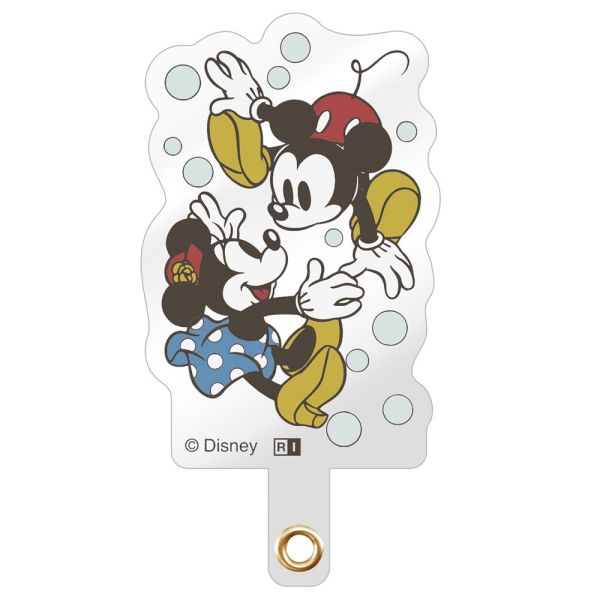 『 ディズニーキャラクター 』/ ダイカット ストラップホルダー/ミッキー&ミニー [キャンセル・変更・返品不可](2)