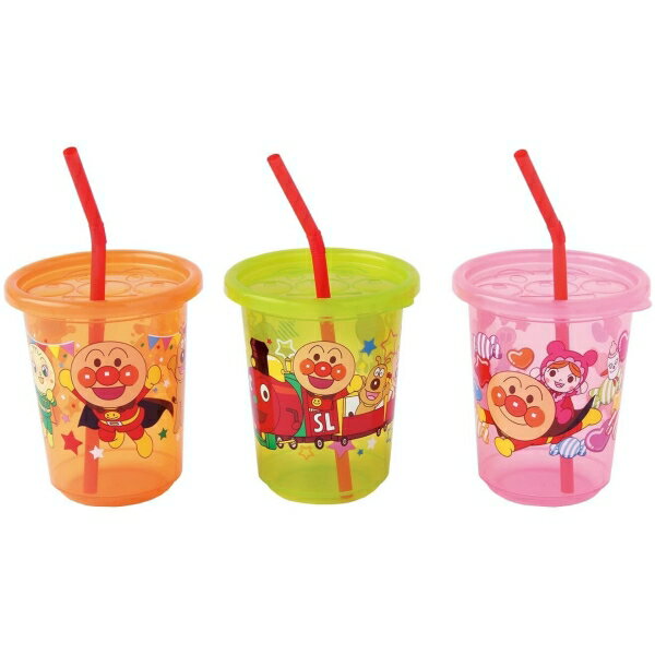 Ap} Xg[Jbv 3 p[g2 (3Fʕ) / ANPANMAN STRAW CUP (3 PCS) II [LZEύXEԕis]