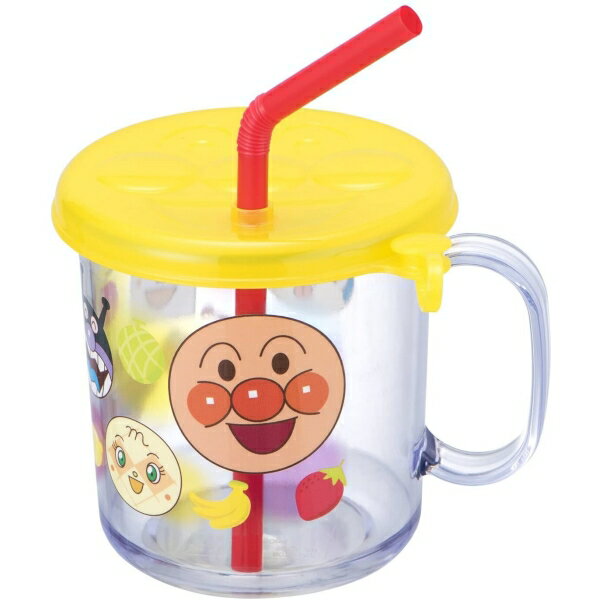 アンパンマン フタ付き ストローコップ 250ml / ANPANMAN CUP WITH STRAW [キャンセル・変更・返品不可]のサムネイル