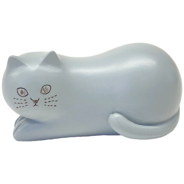 にゃふにゃふ レジン くつろぎマスコット GY [キャンセル・変更・返品不可]