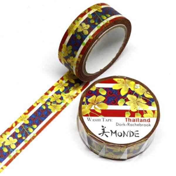 マスキングテープ タイ ドーク・ラーチャブルック 幅15mm