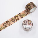 マスキングテープ アンティーク掛時計 幅25mm